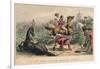 Mr. Sponge Completely Scatters His Lordship, 1865-John Leech-Framed Giclee Print