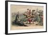 Mr. Sponge Completely Scatters His Lordship, 1865-John Leech-Framed Giclee Print