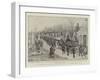 Mr Spurgeon's Funeral, the Procession in Norwood Cemetery-null-Framed Giclee Print