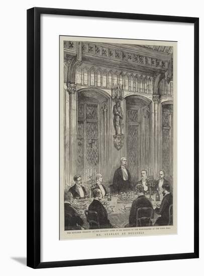 Mr Stanley at Brussels-null-Framed Giclee Print