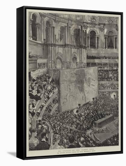 Mr Stanley at the Albert Hall-null-Framed Stretched Canvas