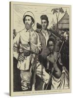 Mr Stanley, His Boy Kalulu, and the Interpreter Selim-Sir James Dromgole Linton-Stretched Canvas