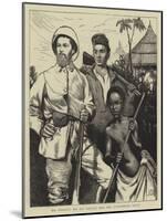 Mr Stanley, His Boy Kalulu, and the Interpreter Selim-Sir James Dromgole Linton-Mounted Giclee Print
