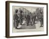 Mr Stanley's Arrival at the Gare Du Midi, Brussels-null-Framed Giclee Print