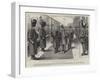 Mr Stanley's Arrival at the Gare Du Midi, Brussels-null-Framed Giclee Print