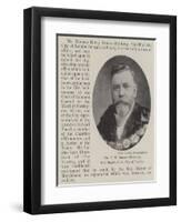 Mr T H Brooke-Hitching, New Sheriff of the City of London-null-Framed Giclee Print