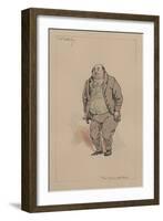 Mr Tetterby - the Haunted Man and the Ghost's Bargain, C.1920s-Joseph Clayton Clarke-Framed Giclee Print