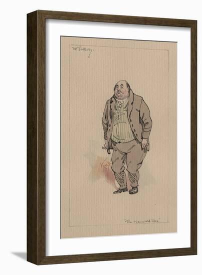 Mr Tetterby - the Haunted Man and the Ghost's Bargain, C.1920s-Joseph Clayton Clarke-Framed Giclee Print