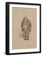 Mr Tetterby - the Haunted Man and the Ghost's Bargain, C.1920s-Joseph Clayton Clarke-Framed Giclee Print