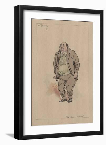 Mr Tetterby - the Haunted Man and the Ghost's Bargain, C.1920s-Joseph Clayton Clarke-Framed Giclee Print