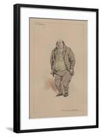 Mr Tetterby - the Haunted Man and the Ghost's Bargain, C.1920s-Joseph Clayton Clarke-Framed Giclee Print