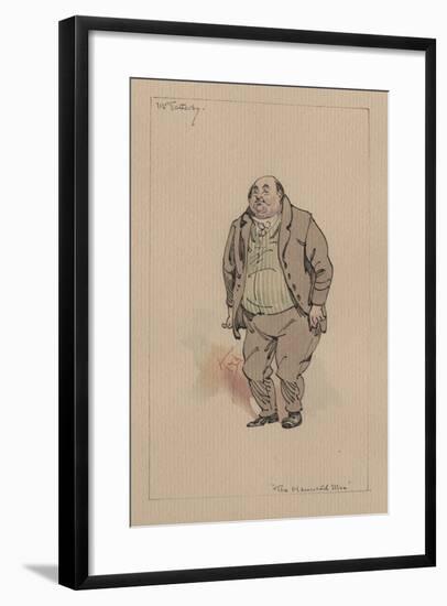 Mr Tetterby - the Haunted Man and the Ghost's Bargain, C.1920s-Joseph Clayton Clarke-Framed Giclee Print