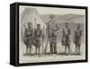 Mr Theophilus Shepstone, Cmg, Resident Adviser and Agent to the Swazi Nation, and His Native Boys-null-Framed Stretched Canvas