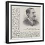 Mr Thomas Stoker, Secretary to the Indian Famine Fund in India-null-Framed Giclee Print