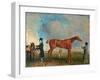 Mr Thornhills Sailor, A Chestnut Racehorse with a Groom and Trainer, 1817-Benjamin Marshall-Framed Giclee Print