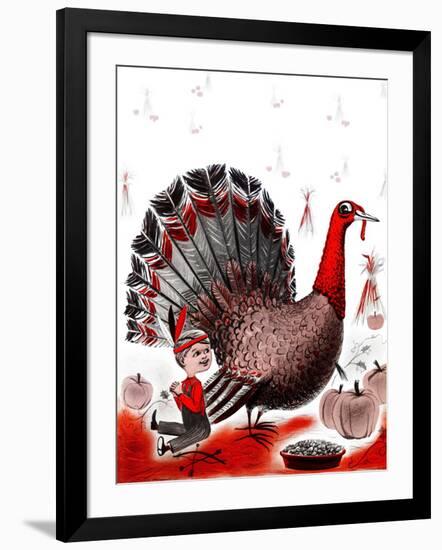 Mr. Turkey - Child Life-Elsie Fowler-Framed Giclee Print