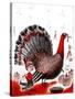 Mr. Turkey - Child Life-Elsie Fowler-Stretched Canvas