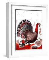 Mr. Turkey - Child Life-Elsie Fowler-Framed Giclee Print