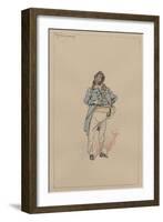 Mr Turveydrop, C.1920s-Joseph Clayton Clarke-Framed Giclee Print