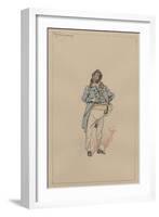 Mr Turveydrop, C.1920s-Joseph Clayton Clarke-Framed Giclee Print