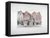 Mr Upcott's House and Figures on Upper Street, Islington, London, C1835-Thomas Hosmer Shepherd-Framed Stretched Canvas