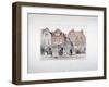 Mr Upcott's House and Figures on Upper Street, Islington, London, C1835-Thomas Hosmer Shepherd-Framed Giclee Print