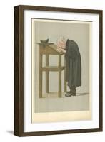 Mr W a Spooner, Spooner, 21 April 1898, Vanity Fair Cartoon-Sir Leslie Ward-Framed Giclee Print