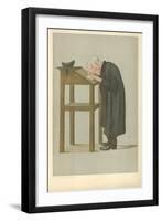 Mr W a Spooner, Spooner, 21 April 1898, Vanity Fair Cartoon-Sir Leslie Ward-Framed Giclee Print