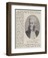 Mr W Blake Odgers, QC, the New Recorder of Plymouth-null-Framed Giclee Print