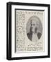 Mr W Blake Odgers, QC, the New Recorder of Plymouth-null-Framed Giclee Print