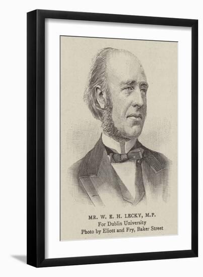 Mr W E H Lecky-null-Framed Giclee Print