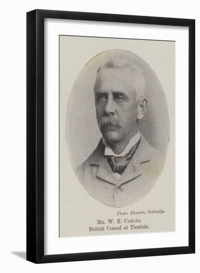 Mr W R Carles, British Consul at Tientsin-null-Framed Giclee Print