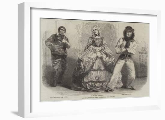 Mr W S Woodin in Three Characters-Frederick John Skill-Framed Giclee Print