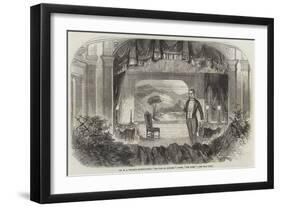 Mr W S Woodin's Entertainment, The Olio of Oddities, Scene, The Lakes-null-Framed Giclee Print