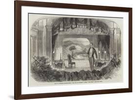 Mr W S Woodin's Entertainment, The Olio of Oddities, Scene, The Lakes-null-Framed Giclee Print