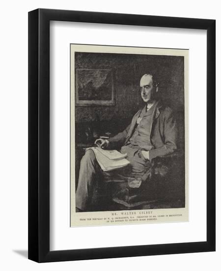 Mr Walter Gilbey-William Quiller Orchardson-Framed Giclee Print