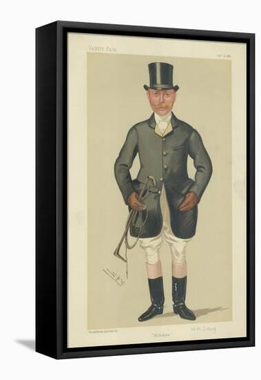 Mr Walter Hume Long-Sir Leslie Ward-Framed Stretched Canvas