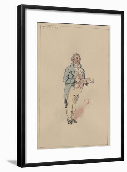 Mr Wickfield, C.1920s-Joseph Clayton Clarke-Framed Giclee Print