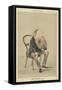 Mr Wilkie Collins-Adriano Cecioni-Framed Stretched Canvas