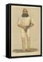 Mr William Gilbert Grace-Sir Leslie Ward-Framed Stretched Canvas