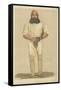 Mr William Gilbert Grace-Sir Leslie Ward-Framed Stretched Canvas