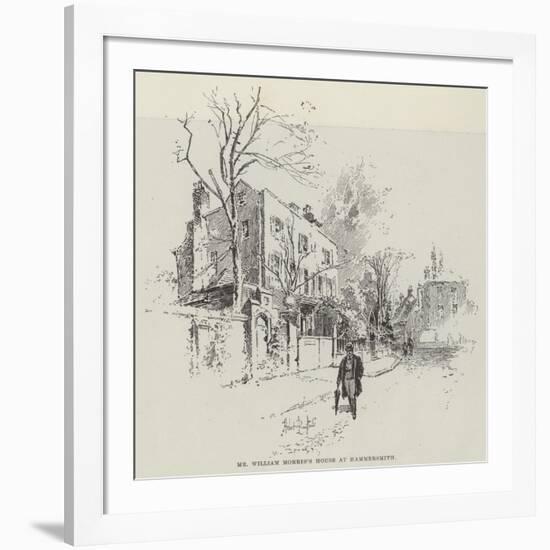 Mr William Morris's House at Hammersmith-Herbert Railton-Framed Giclee Print