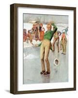 Mr Winkle on the Ice, 1915-Frank Reynolds-Framed Giclee Print