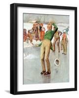 Mr Winkle on the Ice, 1915-Frank Reynolds-Framed Giclee Print