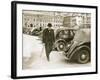 Mr. Winston Churchill, First Lord of the Admiralty, Walking to 10 Downing Street, Sept. 7, 1939-null-Framed Photo