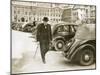 Mr. Winston Churchill, First Lord of the Admiralty, Walking to 10 Downing Street, Sept. 7, 1939-null-Mounted Photo