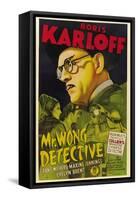 MR. WONG, DETECTIVE, Evelyn Brent, Boris Karloff, 1938-null-Framed Stretched Canvas