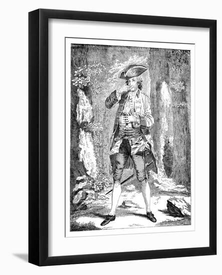 Mr Woodward in the Character of Mercutio, 1753-null-Framed Giclee Print