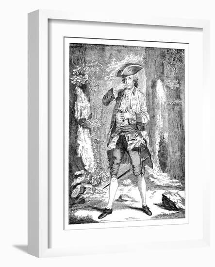 Mr Woodward in the Character of Mercutio, 1753-null-Framed Giclee Print