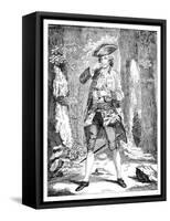 Mr Woodward in the Character of Mercutio, 1753-null-Framed Stretched Canvas